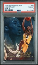 1996-97 Flair Showcase - Kobe Bryant #31 Row 2 (RC) PSA 8 NM MT Rookie Card. rookie card picture