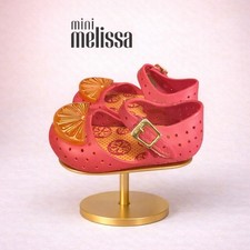 Mini Melissa Little Girl's Pink Orange Slice Shoes 5