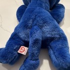 TY Beanie Original Buddy "Peanut" Royal Blue Elephant With Tags 1998 Large 15” — photo 3