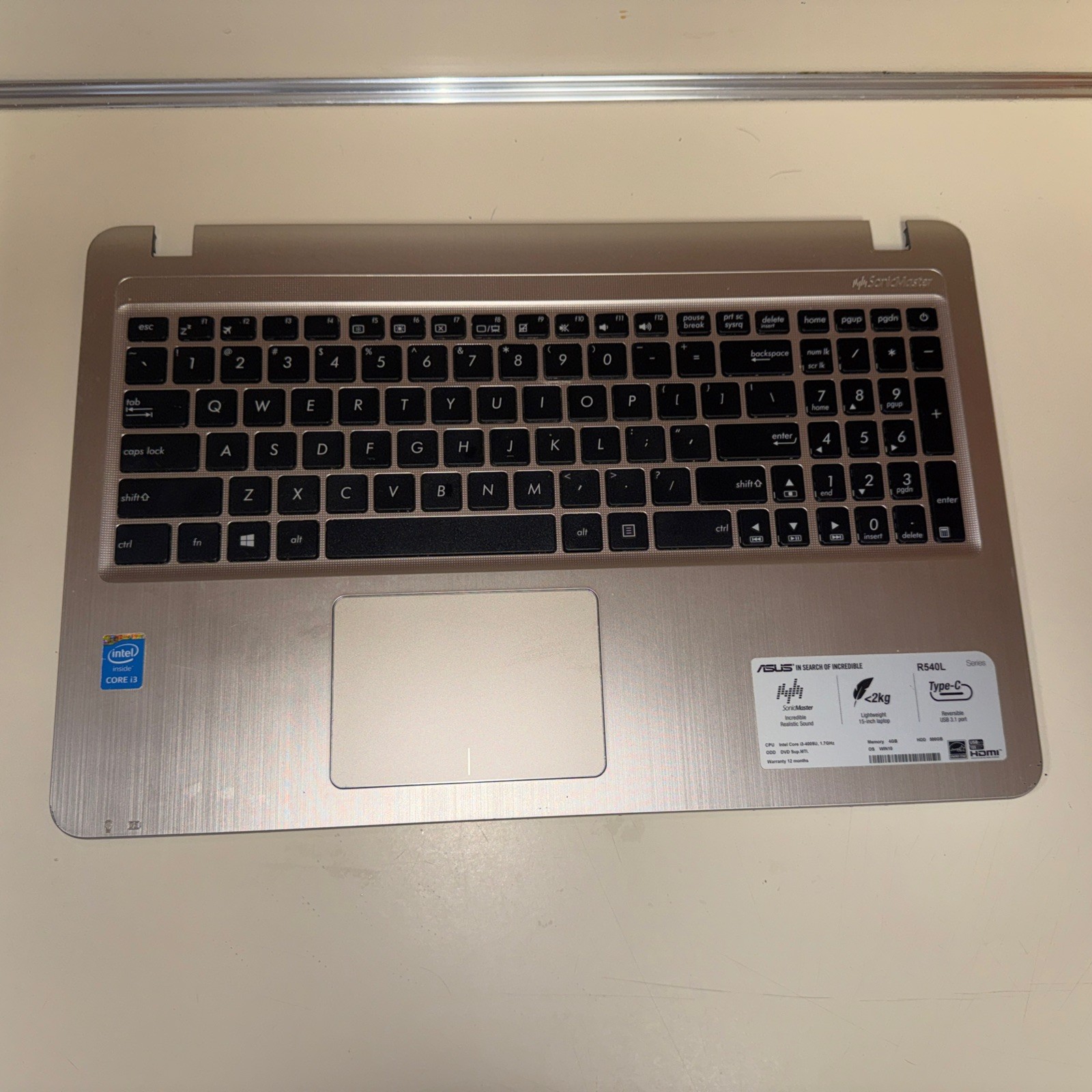 (Tested) Asus X540L X540S F540L R540L A540L Palmrest us Keyb