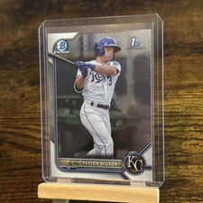 Peyton Wilson 2022 1st Bowman Chrome Prospect #BCP-85 Royals ROOKIE