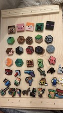 40 pc Minecraft Shoe Charms for Crocs Steve Creeper Enderman Lot