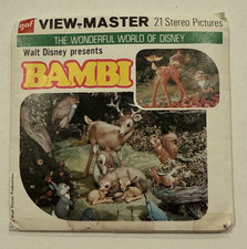 View-Master - BAMBI - B400 - 3 Reel Set  Booklet V3 