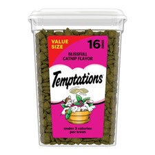 Temptations Cat Treats, Classic Crunchy and Soft 1 Pound Pack of 1 , Catnip