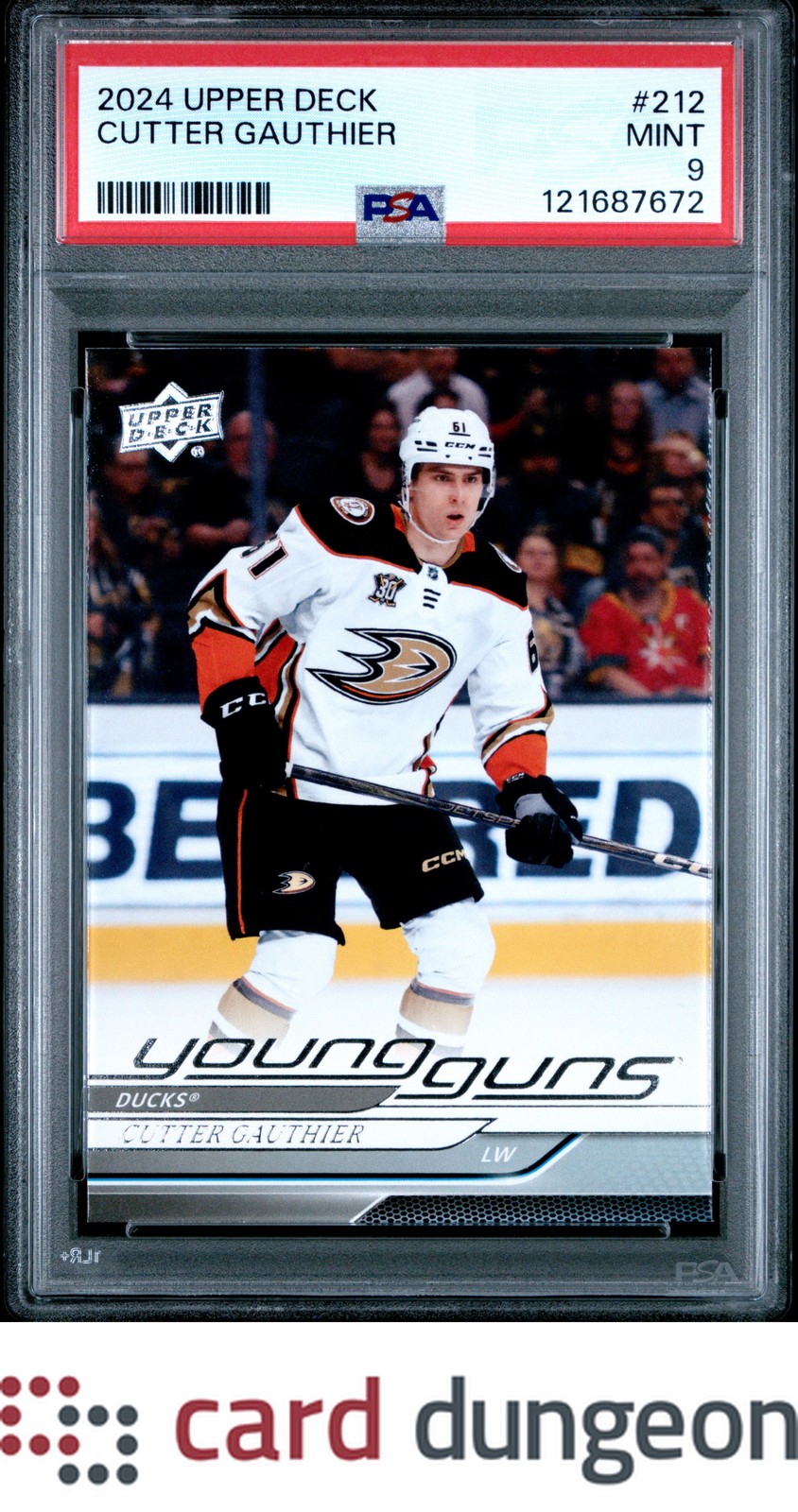 Cutter Gauthier 2024 Upper Deck #212 - 121687672 PSA 9