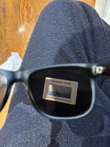 Ray-Ban Justin Classic Occhiali da Sole - Blu Flash Blu Chiaro 54x16mm (RB4165) - Imagen 9 de 9