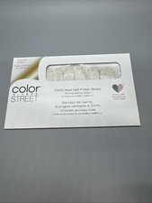 Color Street Nail Strips Have a Ball Black and White Glitter Retired FREE SHIP