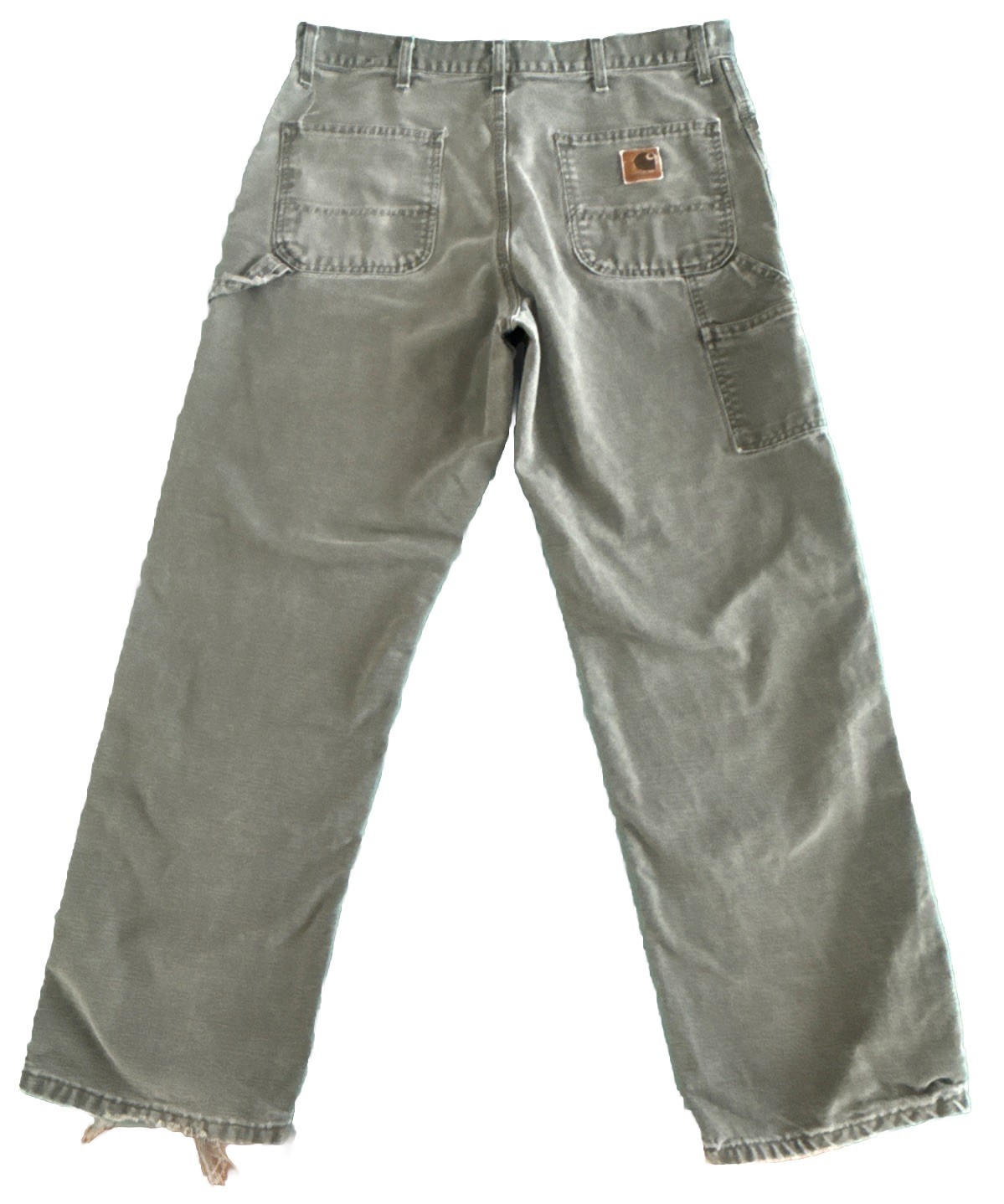 Vintage Carhartt B11 MOS Dungaree Fit Work Pants 38/32 M-36/30 Painter Faded 09 thumbnail 6