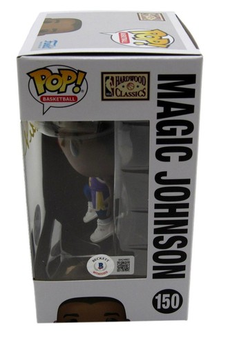 Magic Johnson Autogramm Funko Pop! #150 Figur Lakers Beckett 180031 - Bild 4 von 9