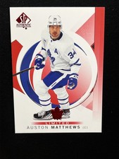 24-25 UD SP Authentic Hockey Red Limited 2 Auston Matthews