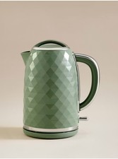 Green Fast Boil Diamond Textured Kettle 1.7L