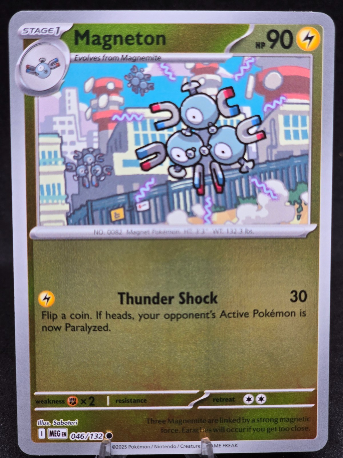 Pokémon TCG Magneton 046/132 Mega Evolutions Reverse Holo NM