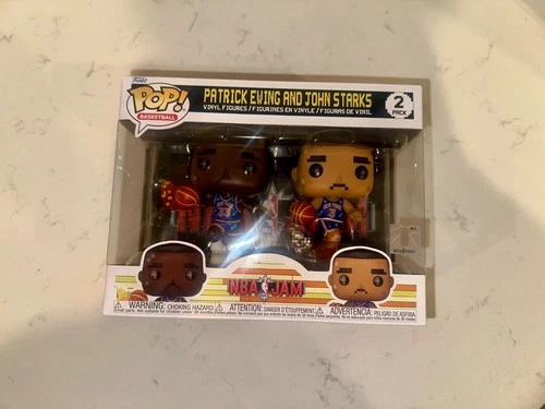 2024 Funko POP! NBA Jam 8-Bit Patrick Ewing #33 and John Starks #3 Knicks