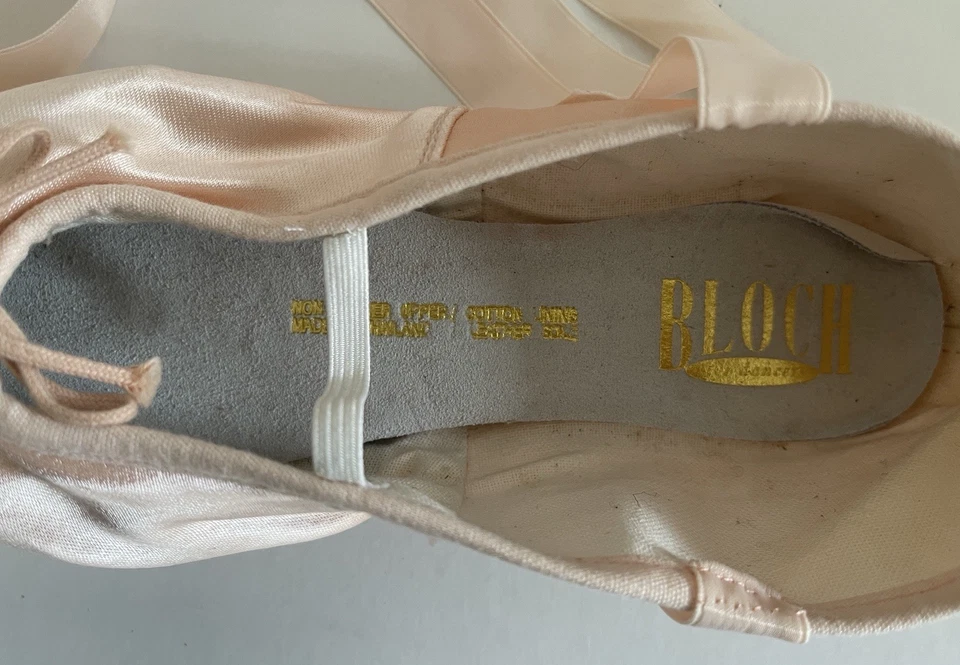 Spitzenschuhe Ballettschuhe Satin Bloch Serenade 5 1/2 38,5 rosa Weite C - Bild 3 von 3