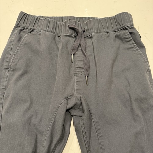 Ring Of Fire Joggers Pants Mens L Gray Stretch Drawstring Inseam 27” Casual - Picture 7 of 8