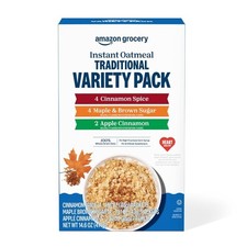 Instant Oatmeal Traditional Variety Pack 10 Count 14.6 Oz Breakfast Cereal