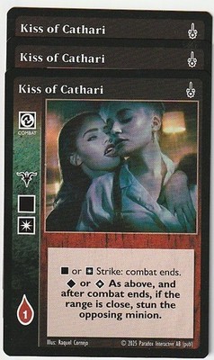 Kiss of Cathari x3 5th Edition VTES Jyhad