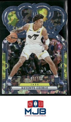 2023-24 Crown Royale Keyonte George Crystal Blue #03/99 Rookie #92 Jersey Number