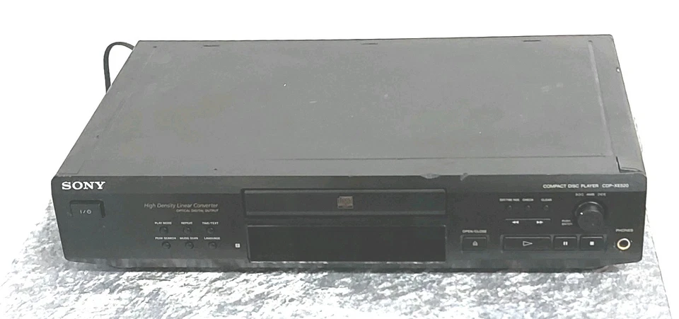 Sony CDP-XE520 CD-Player  schwarz