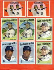 2008 Topps Heritage Detroit Tigers 1-720 Master Team Set SPs Black Backs!