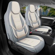 Schonbezüge Sitzbezüge für BMW 3er E46 Bj 1998-06 in Grau/Beige H3