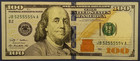 "Six Of A Kind 5's" Trinary $100 Bill - Serial Number JB52555554A - 2009 Series — photo 6