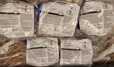 Lot of 5 Kangaroo OMNI Feeding Flush Bag 1000mL Bag Set B10FF OMNI Pump FREE SHP