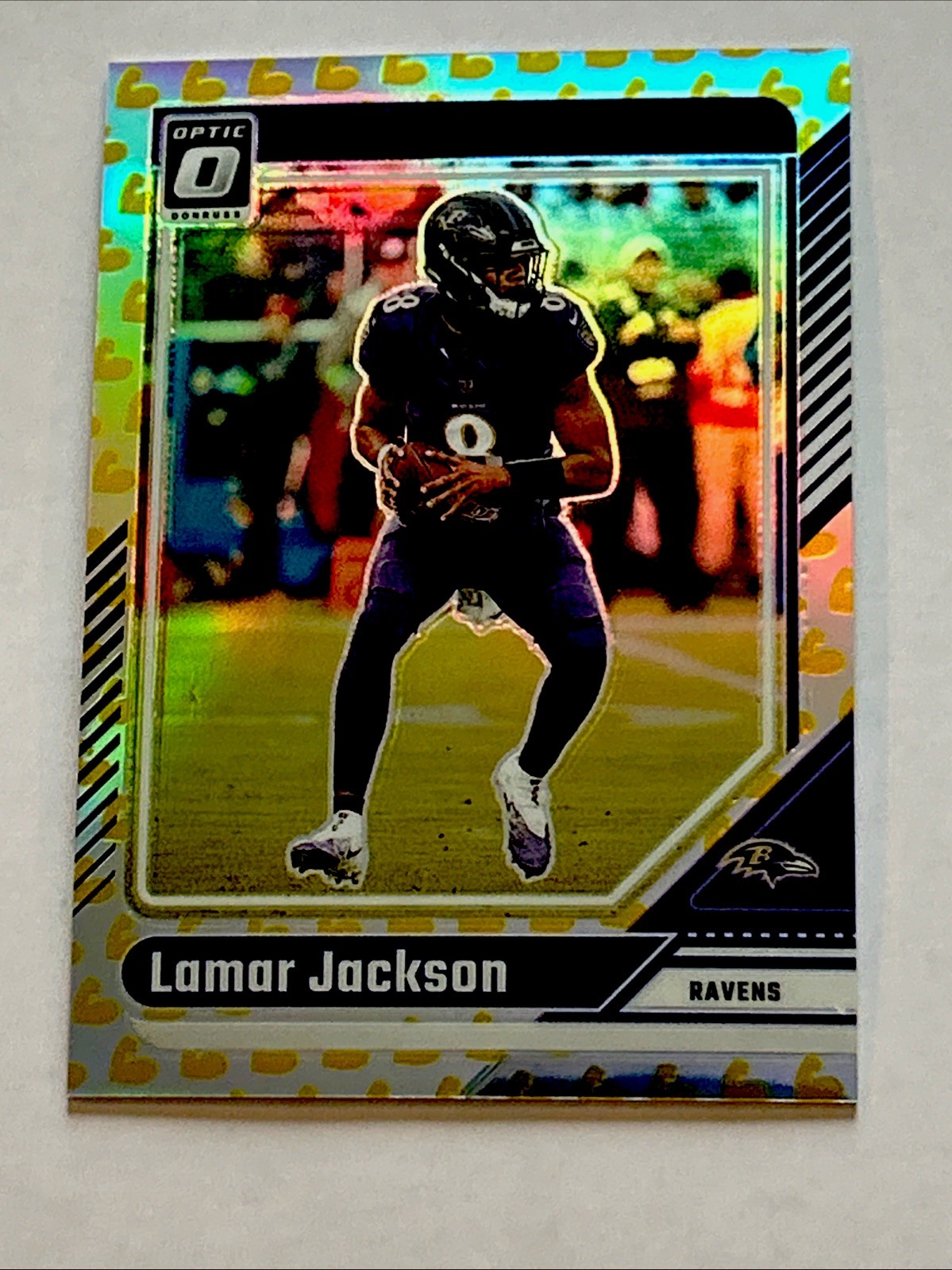 2024 Panini Donruss Optic Lamar Jackson #13 Flex Prizm /149