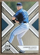 2018 Panini Elite Extra Edition /999 Landon Leach #121 Minnesota Twins Rookie