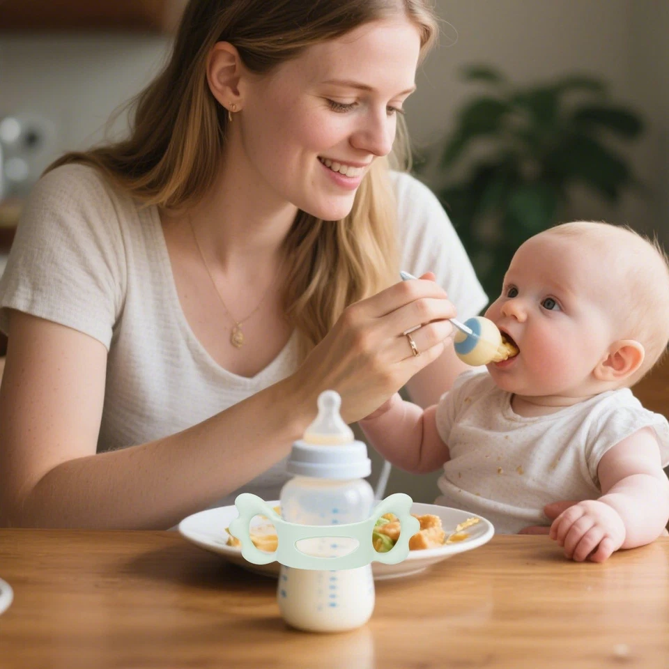 Baby-Flaschengriff Breithals-Flaschengriff für Babys ergonomisch geformt für ... - Bild 4 von 4