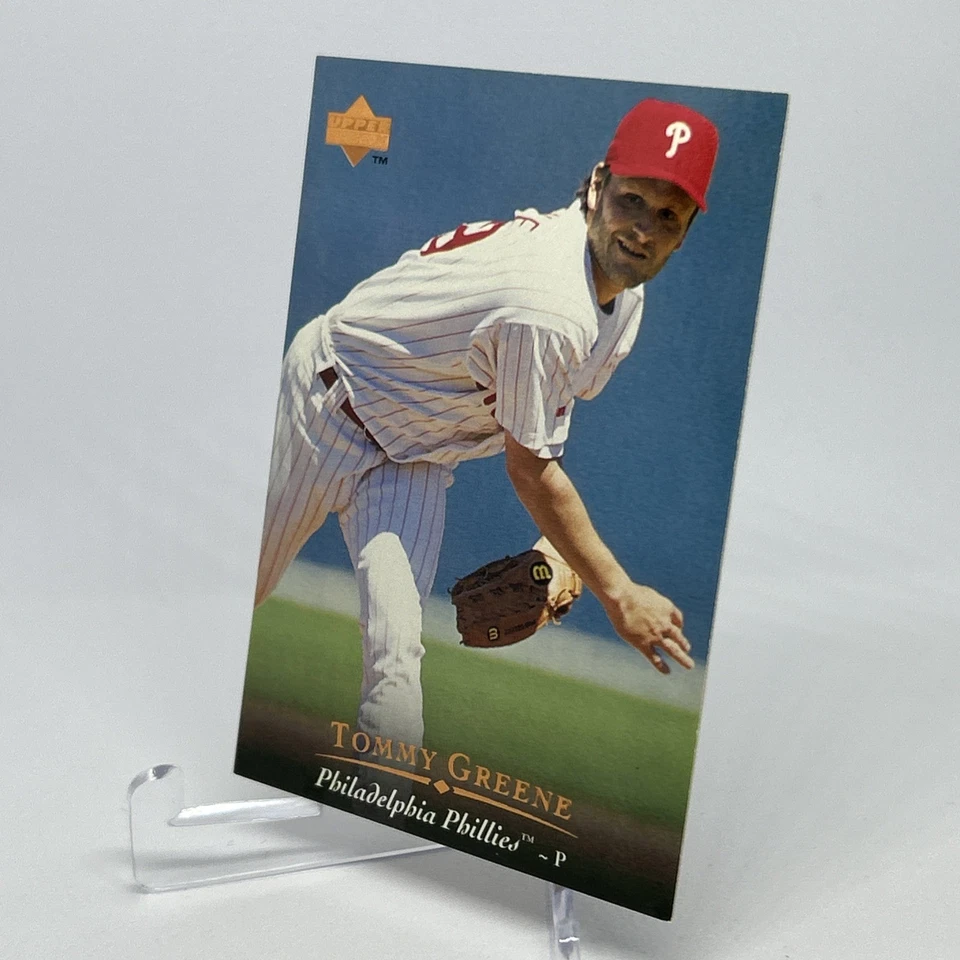 Tommy Greene 1995 Upper Deck #379 — Philadelphia Phillies EX - Image 2 of 4