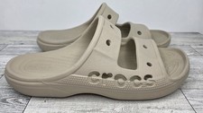 Crocs Adult Unisex Baya II Slide Waterproof Sandals Men's 6 Women's 8 Light Tan