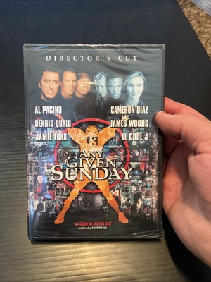 Any Given Sunday (Director's Cut) (DVD, 1999) Brand New In Shrink