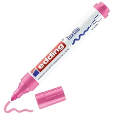 1 Pink 4500 Textile Marker 2-3mm Round Nib Permanent Fabric Marker Pen