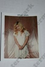 pretty blonde woman white shirt 3.5x5 Polaroid Vintage Photograph glamour ls