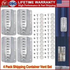 4 Set Shipping Container Vent for Preventing Condensation and Excessive Heat NEW
