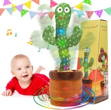 Emoin Dancing Talking Cactus Toy for Baby Boys Girls Gifts,Dancing Cactus Singin