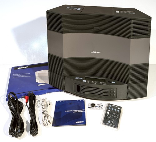 🔥【PRO SERVICED】MINTY Bose Acoustic Wave II Radio+5-CD Changer~Remote+💥GUARANTY