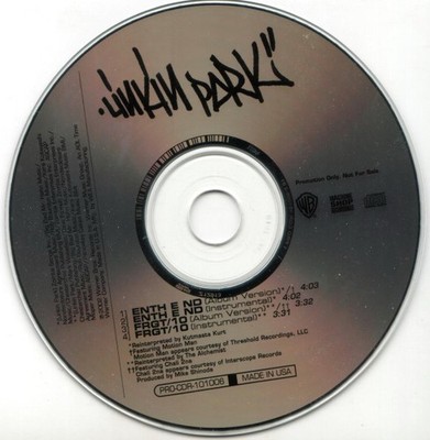 Linkin Park - Enth E Nd / Frgt/10 (CD, Single, Promo) (Very Good