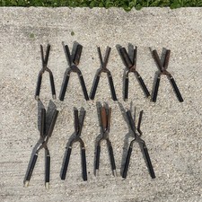 Vintage Marcel Curling Iron Lot Antique Hair Curlers Barber Salon Tools Mixed
