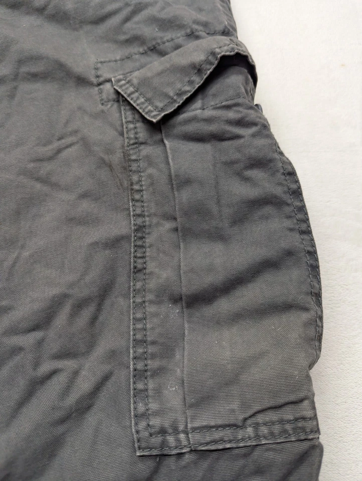 OLD NAVY FLEECE LINED CANVAS CARGO PANTS 36X32 Warm - Image 3 of 4