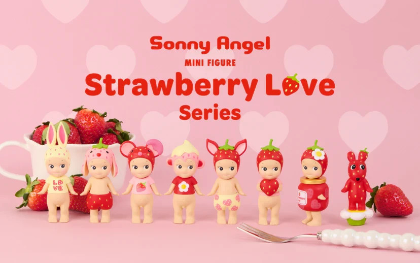 Sonny Angel Mini Figure Strawberry Love Series 1 Blind Box Sealed