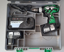 Hitachi DS 18DL 18V Cordless Drill Driver Set - 1x Working 3.0Ah Li-ion Battery