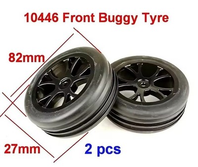 1/10 VRX Front Buggy Wheel Set 10446