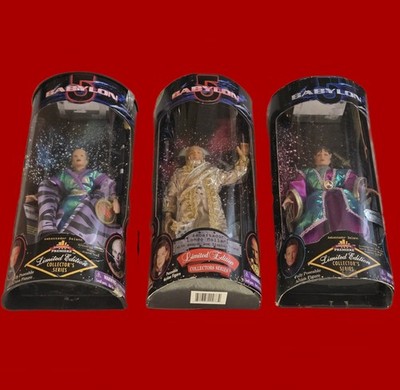 Lot of 3 Babylon 5 Limited Edition 9'' Figures Ambassadors Delenn (2) & Mollari