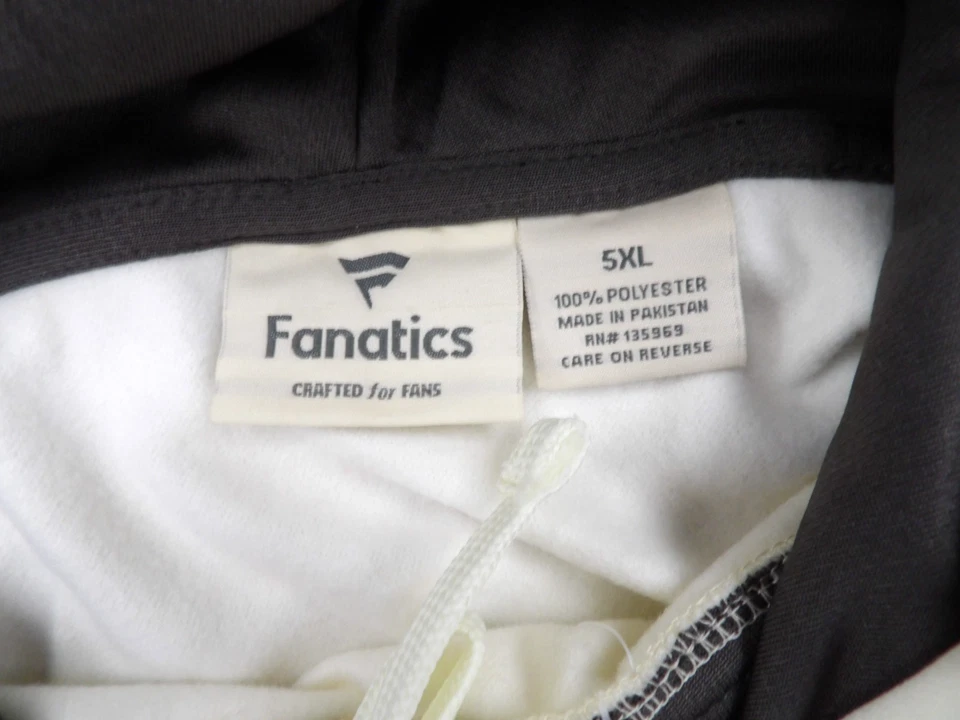 NEW FANATICS MLB SEATTLE MARINERS CREAM SHORT SLEEVE HOODED SWEATSHIRT SIZE 5XL - Image 4 of 4