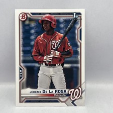 2021 Bowman - Prospects Jeremy De La Rosa #BP-25 (RC)