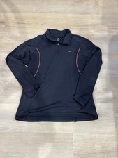 Champion Womens Pullover Top / Jacket Black Quarter Zip Size XXL.  A5 