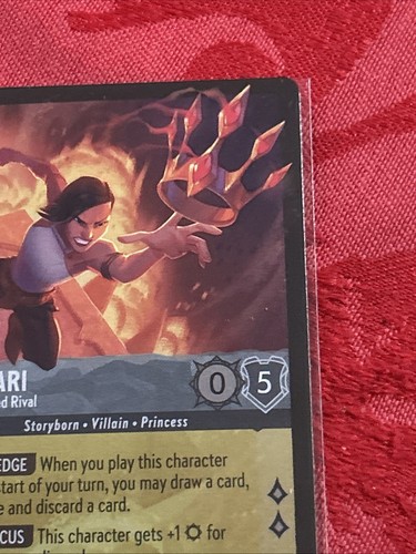 FOIL Lorcana RoJ - Namaari - Single-Minded Rival - 198/204 - Legendary FOIL - Picture 2 of 7