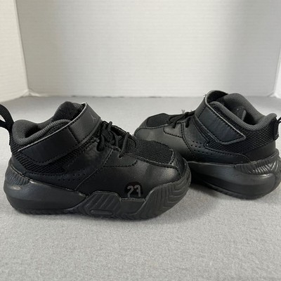 Kids Jordan 23 stay loyal 2 Black Leather Basketball Sneakers Size 6C toddler